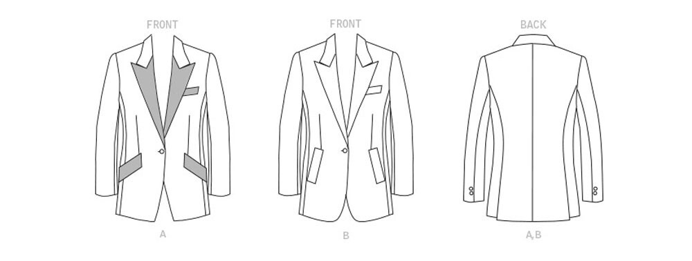 SEWING PATTERN Womens Clothes Clothing Suit Jacket Coat Blazer Formal Plus 6862