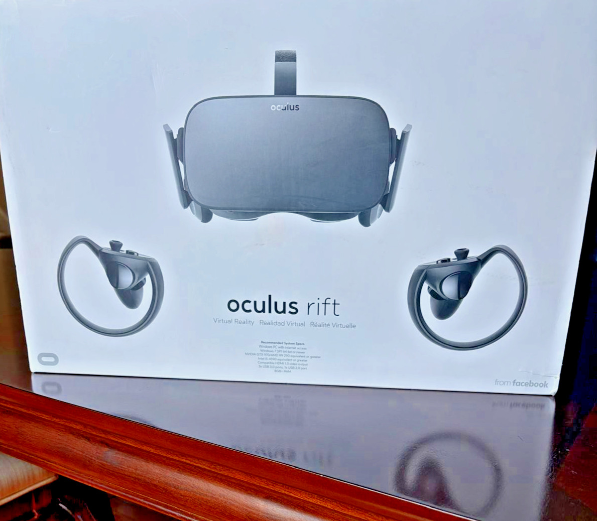 Meta Oculus Rift VR Headset- Black (Slightly Used)