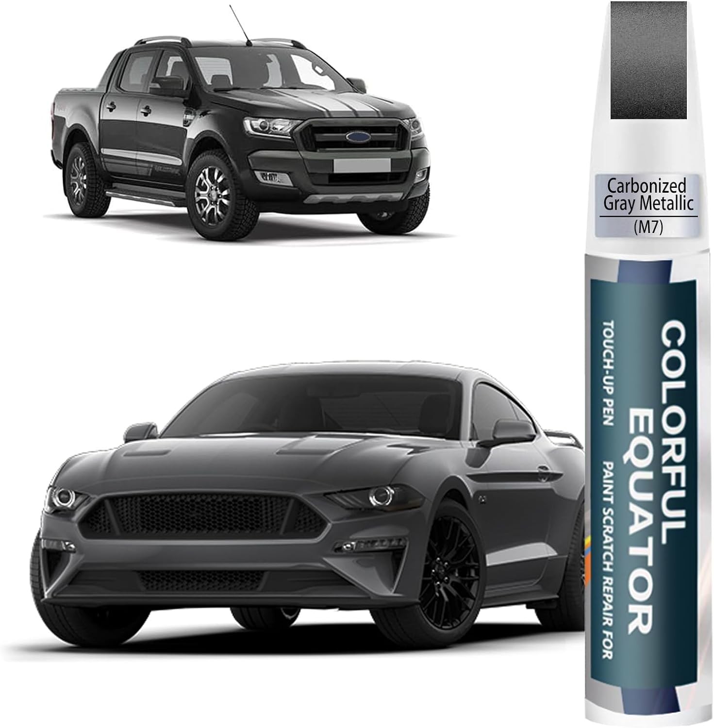 0.4 Fl Oz (Pack of 1), Carbonized Gray Metallic(M7) compatible with...