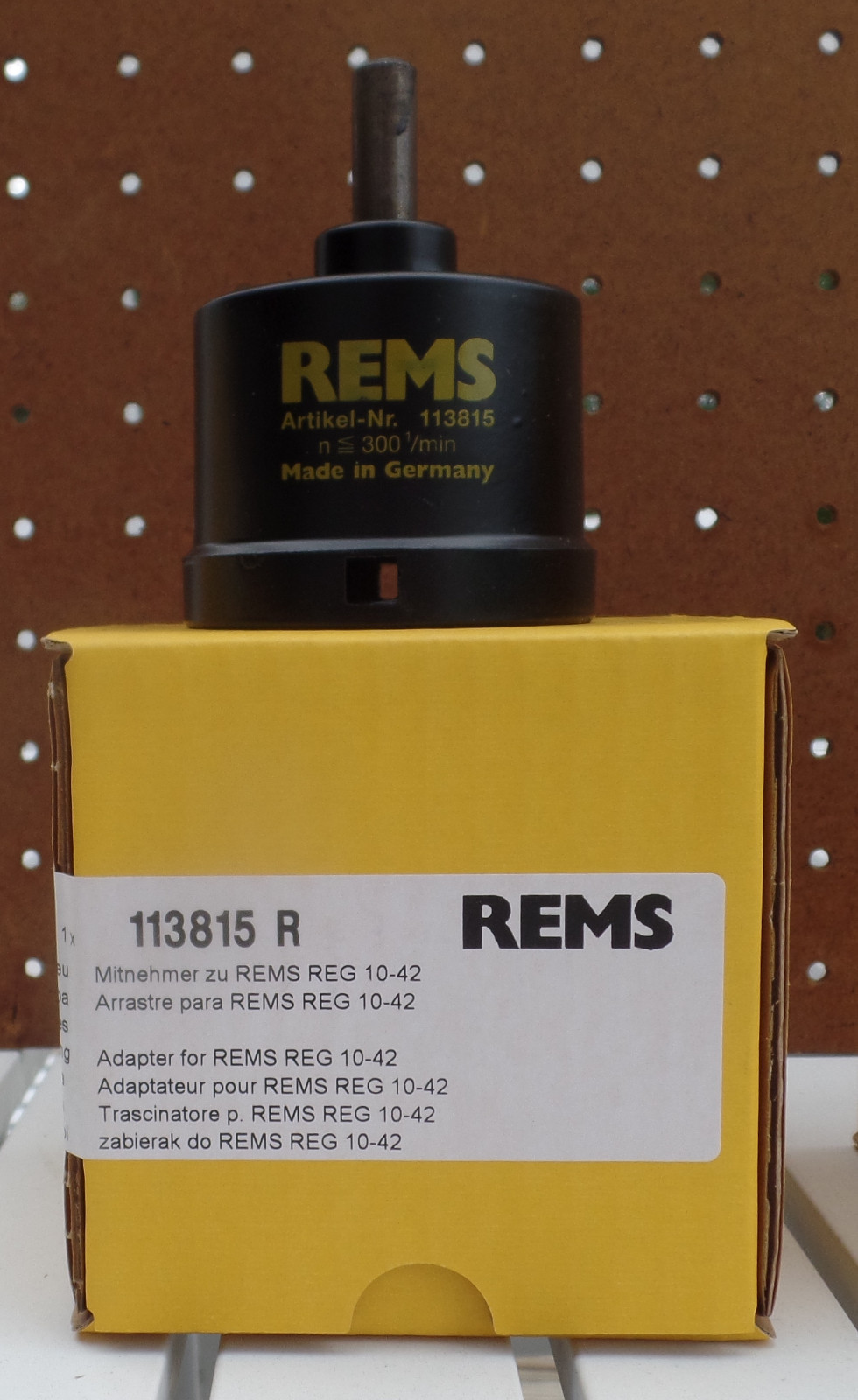 Three Industrial Pipe Deburring / Reaming tools with drill adapters 10-42mm REMS