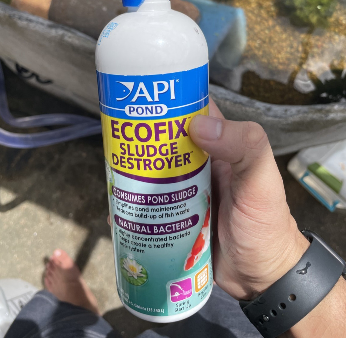API POND ECOFIX SLUDGE DESTROYER Bacterial Cleaner 16Oz Sludge Remover Treatment