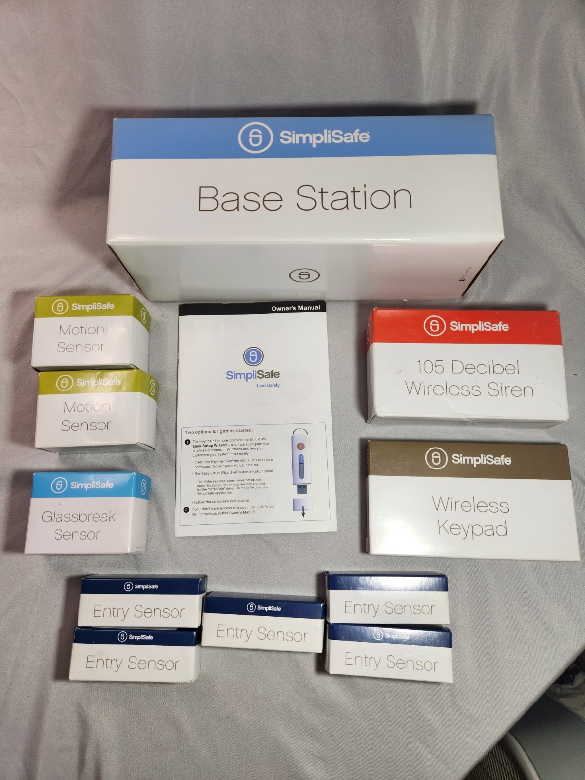 SimpliSafe 1st Generation Security System Lot 11 pcs as pictured
