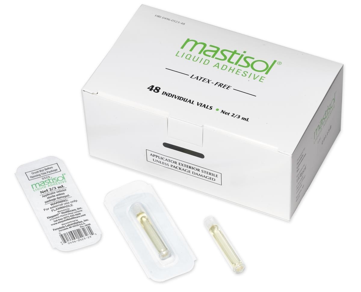 Mastisol (0523-48) Liquid Adhesive, 2/3 cc Vial 48/Box