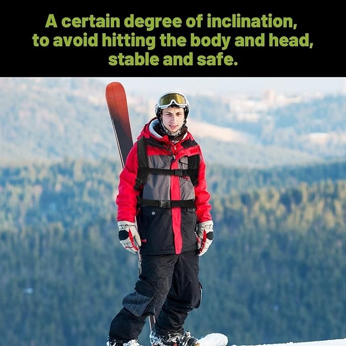Hikeen Ski Strap, Ski & Poles Backpack Shoulder Strap Hands-Free