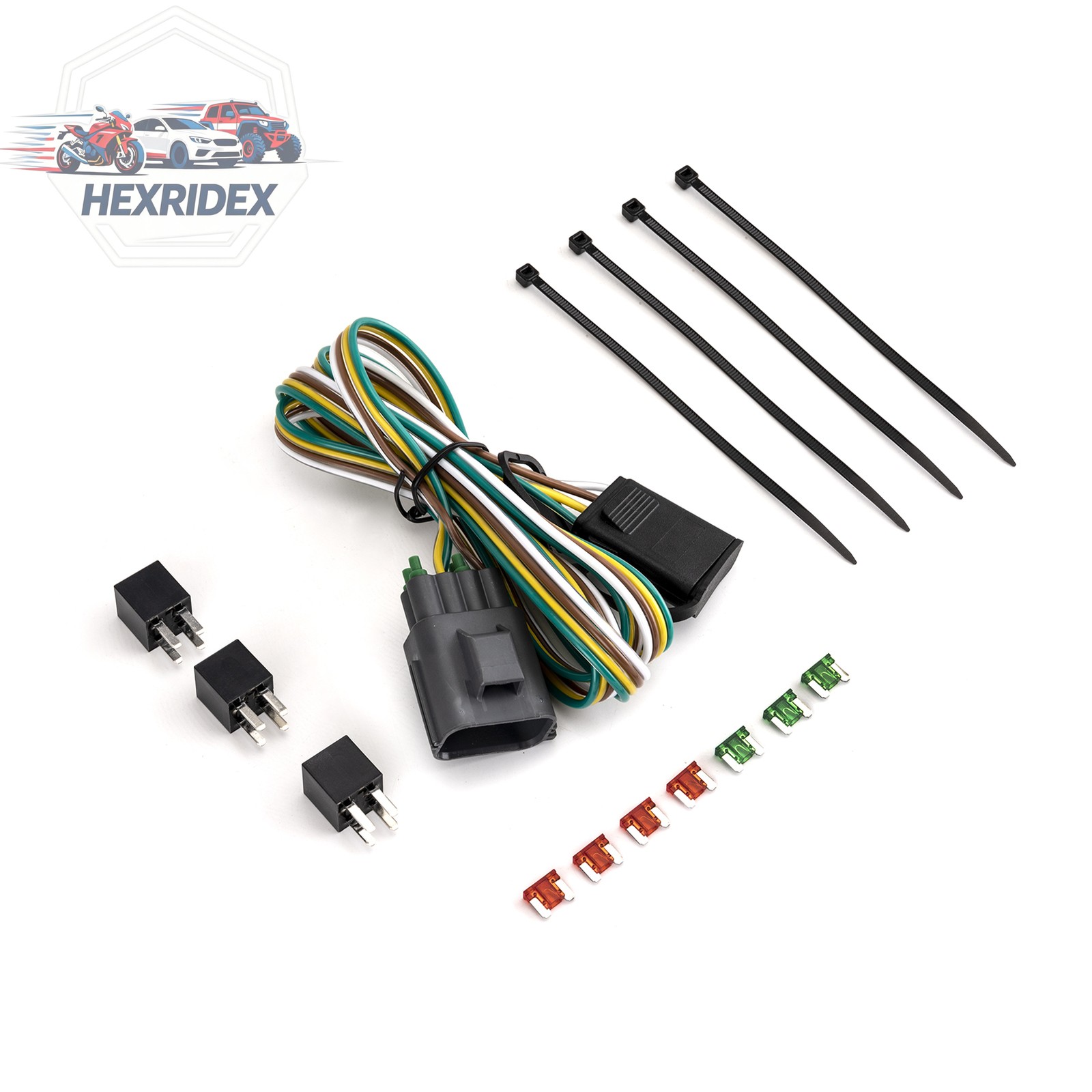 Trailer Wiring Harness 4-pin For Chevrolet Traverse & GMC Acadia 2013-2017