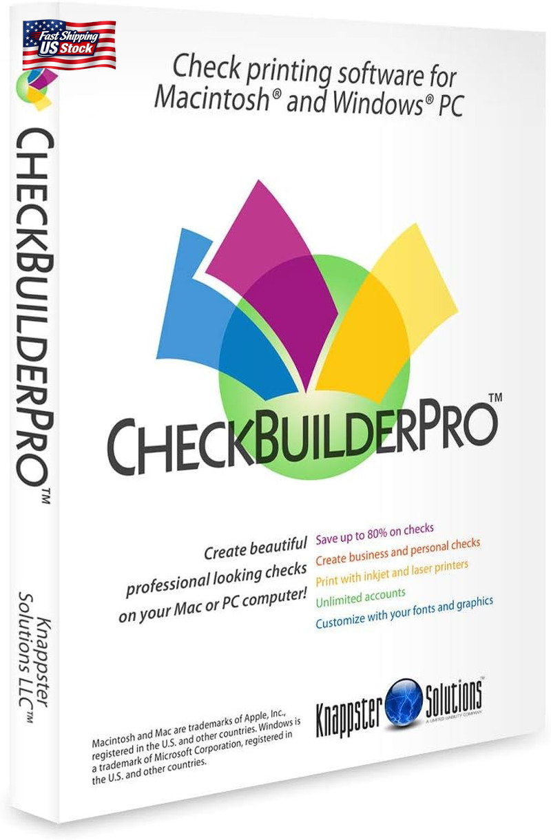 Checkbuilderpro - Windows & Mac Check Printing Software