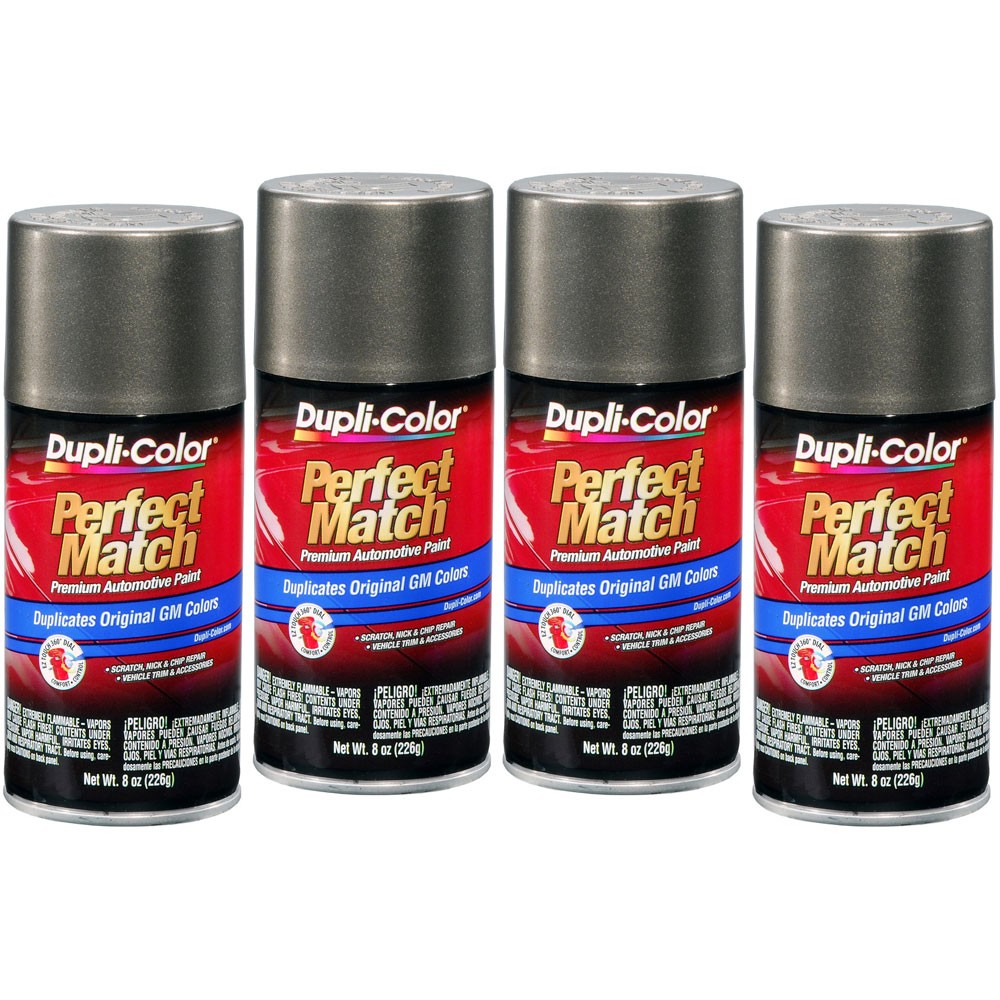 Duplicolor BGM0493 (4-Pack), Aerosol Paint GM WA528F, Metallic Dark Bronzemist