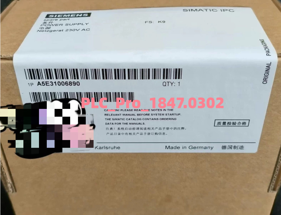 A5E31006890-K9 1PCS Brand New Siemens A5E31006890 Power Supply  Fast shipping