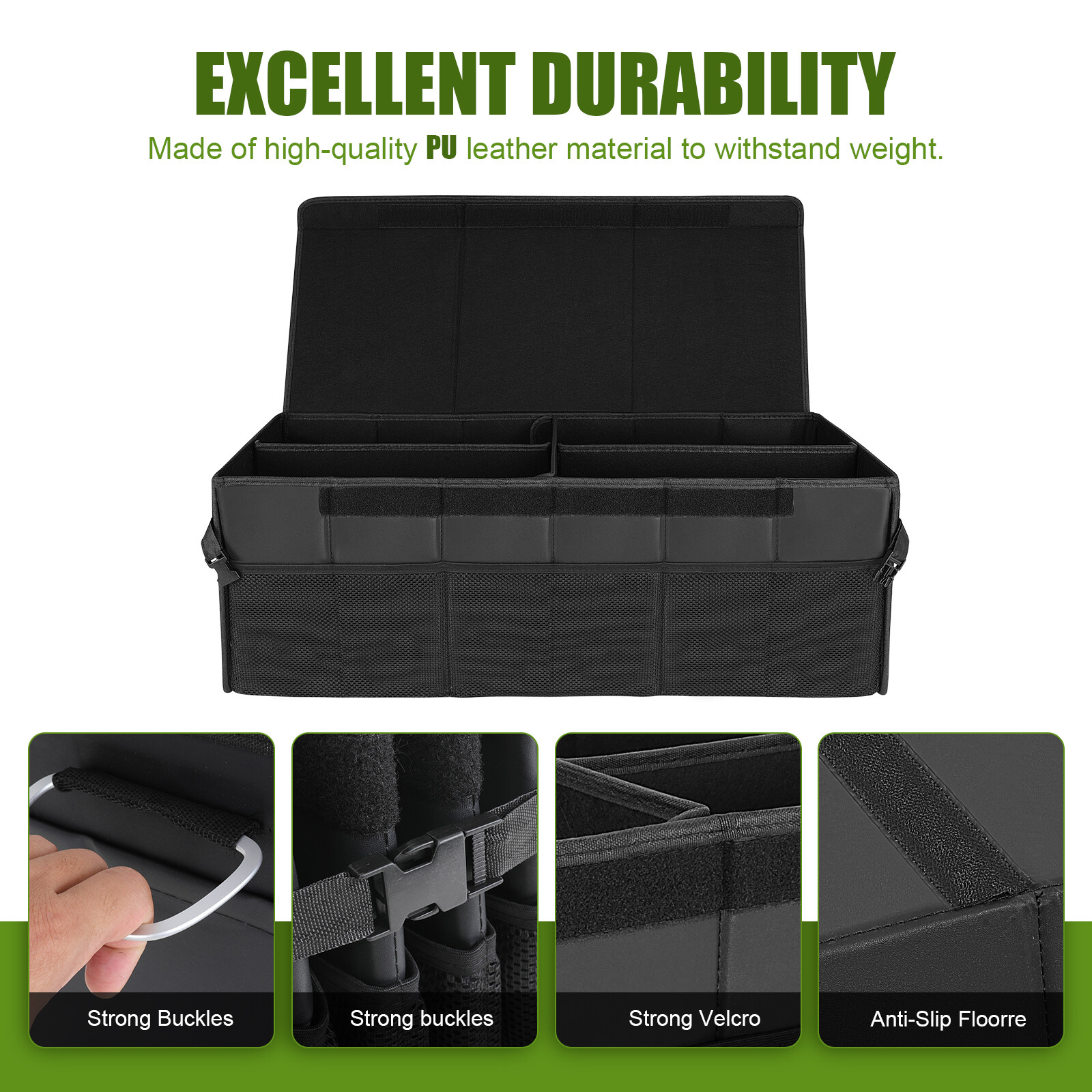 Cargo Storage Box Trunk Organizer Collapsible Folding Bag For Subaru Outback