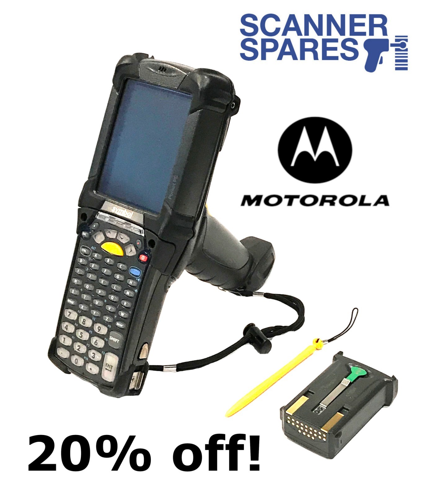 🔥 USED WORKING CONDITION MC9190-GA0SWEYA6WR   1D LASER - WINDOWS CE 6.0🔥
