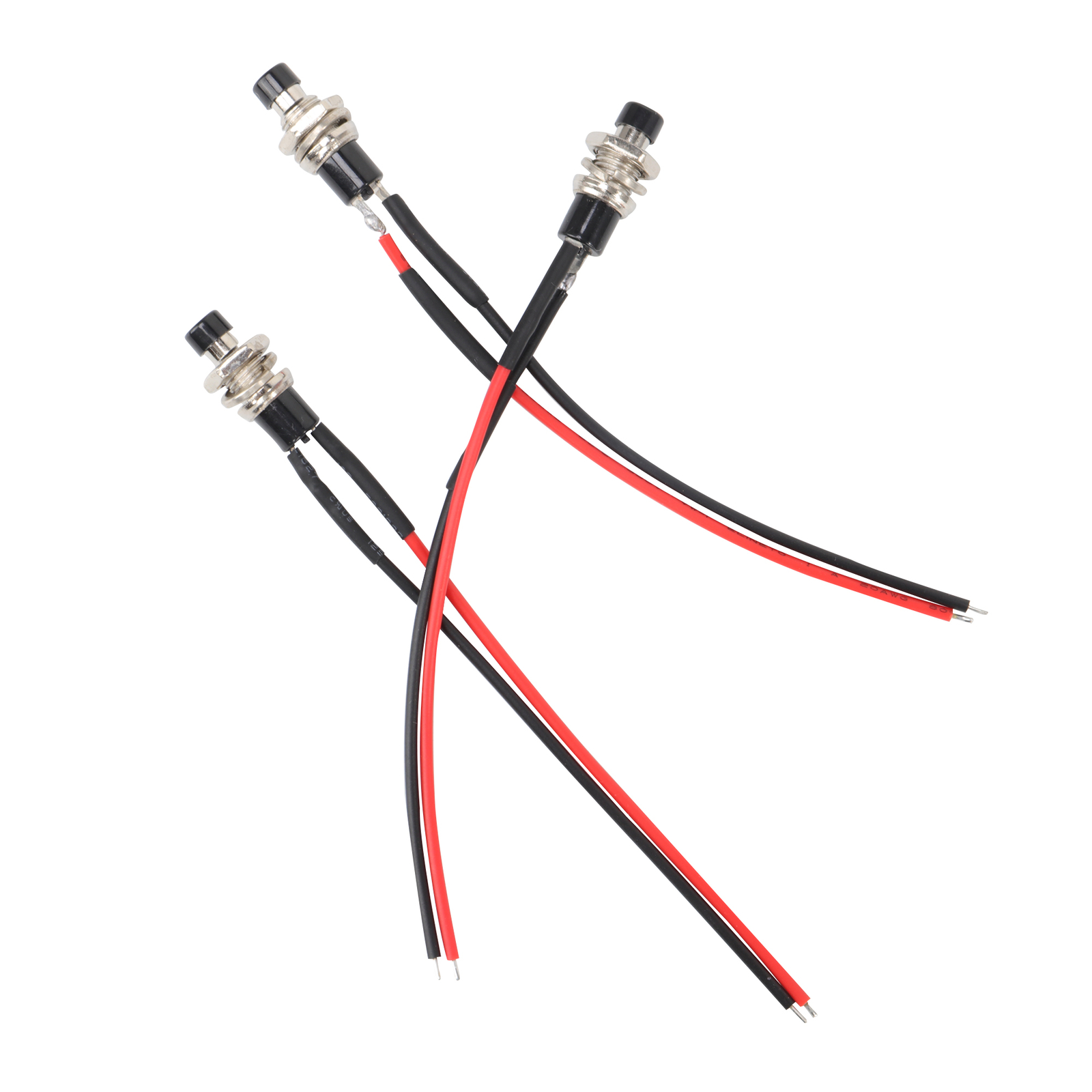 3 Pcs Mini Momentary Switch Small Latching Switch Normally Open Momentary Switch