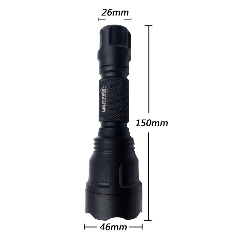1000yard Green Red LED Flashlight Predator Hunting Light Weapon Gun Barrel Mount