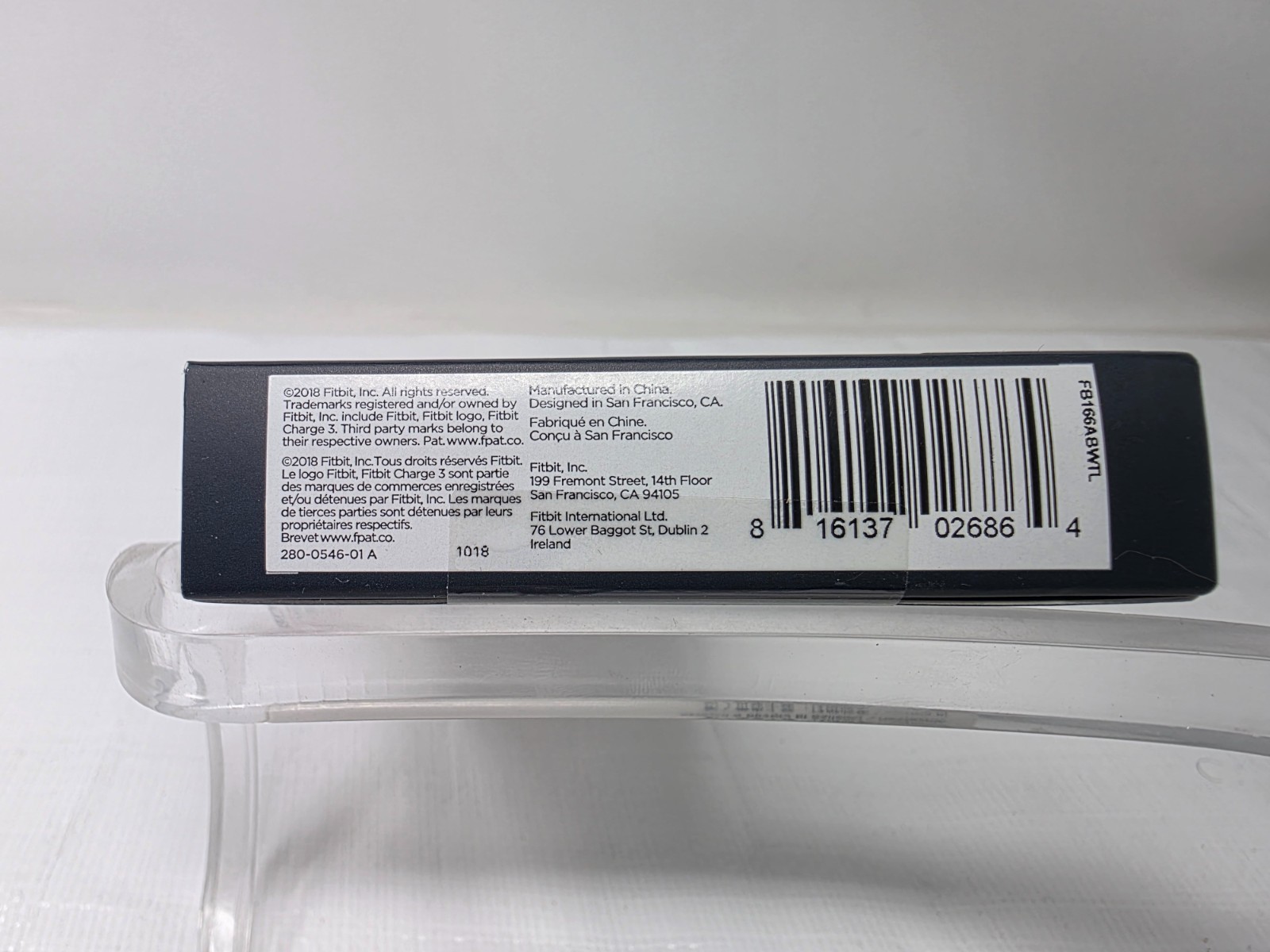 Fitbit Versa, Versa 2, Versa Lite Replacement Band Size Large White Sealed NEW