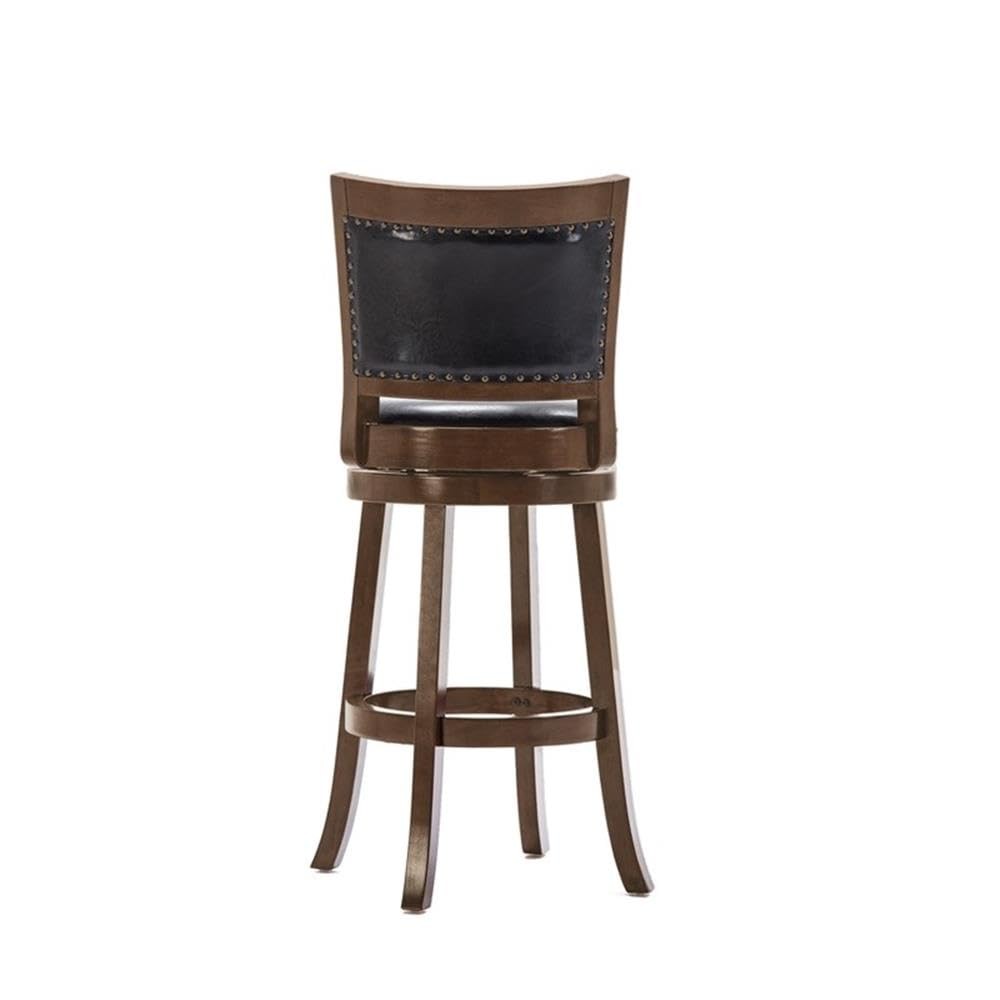 Bristol Bar Height Swivel Stool, 29-Inch, Cappuccino