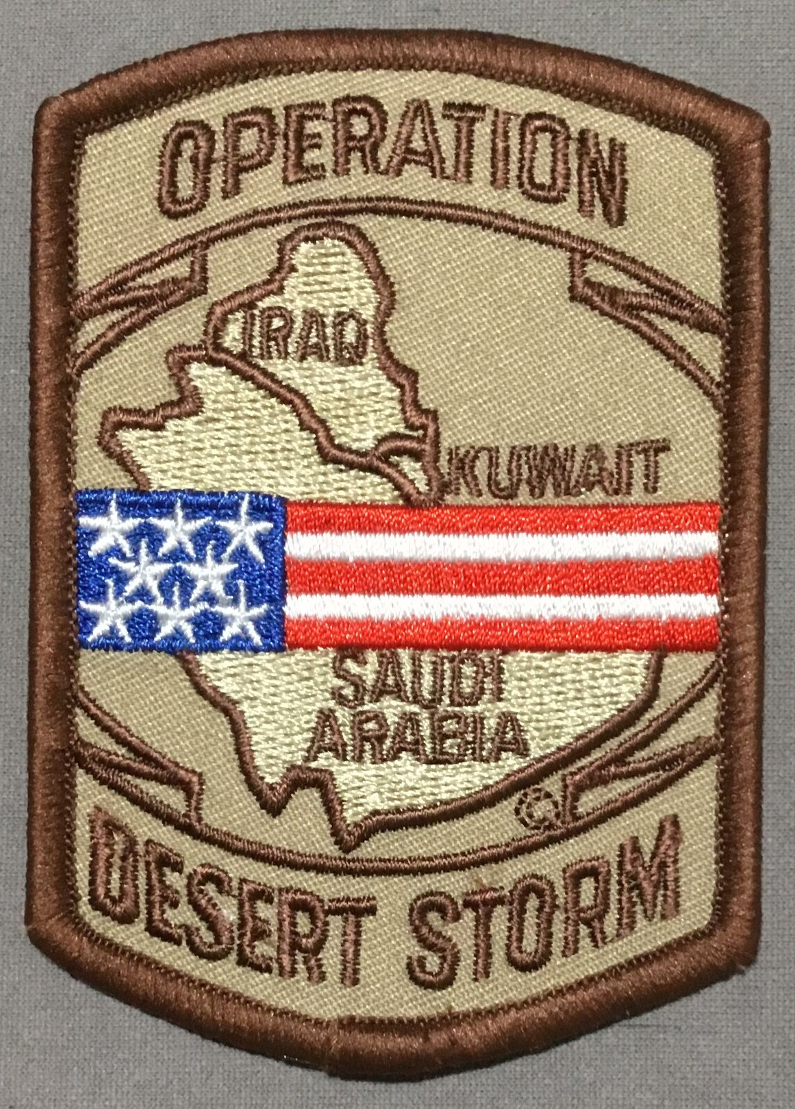 Army Navy Marines Air Force Coast Guard Operation Desert Storm licensed patch