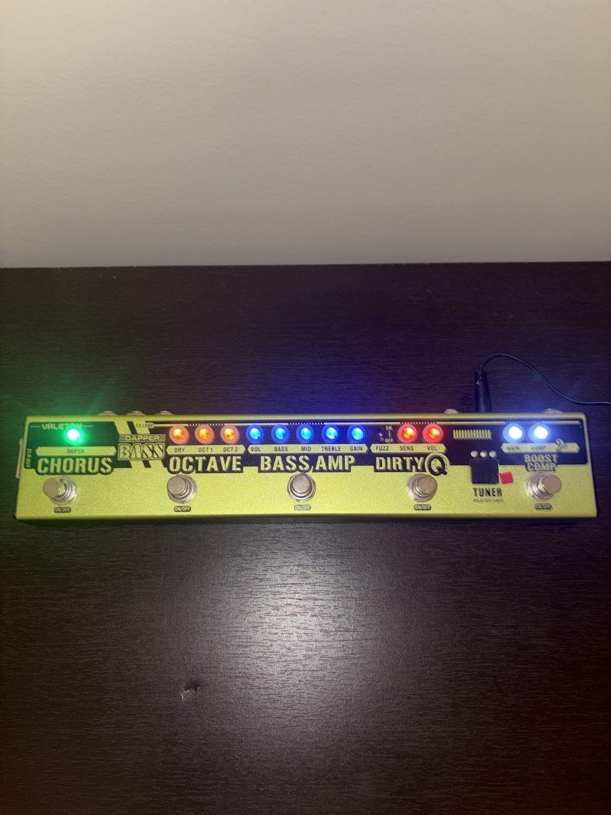 VALETON Dapper Bass DI Preamp VES-2 Stage Gigging Gear Multi-Effects Pedal