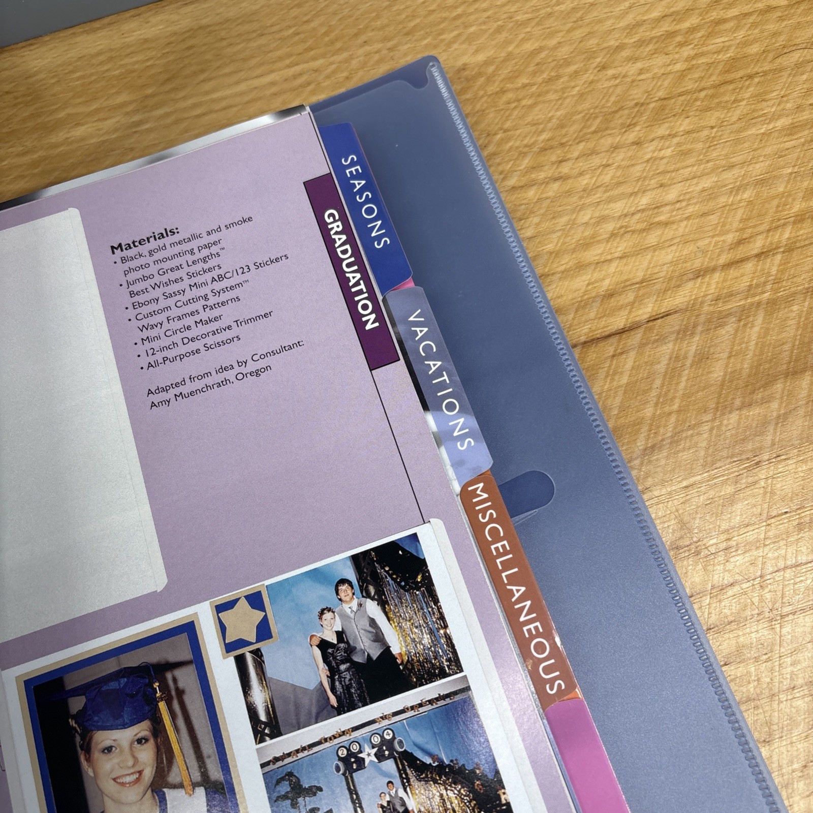 Creative Memories Page Patterns Family Scrapbooking Ideas Crafting Organizer