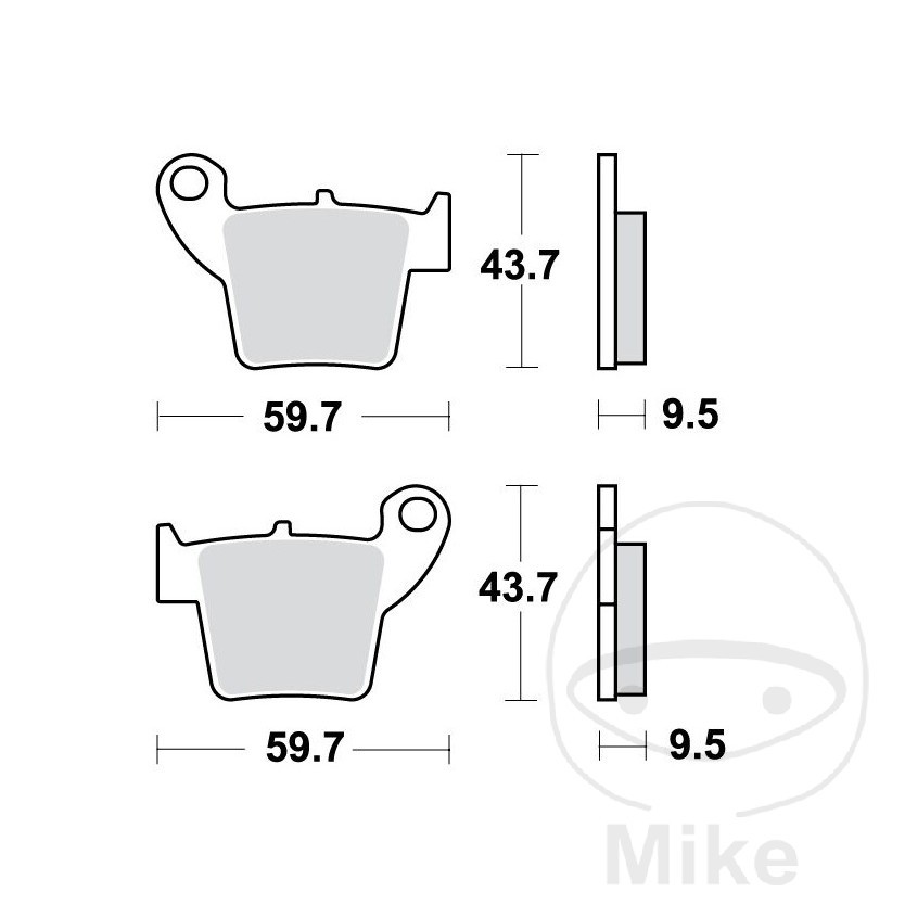 38842 - Compatible with HONDA CRF 450 R 56.4 CV, 41.5KW 1CIL. PE05A 9 BASTIDORES J