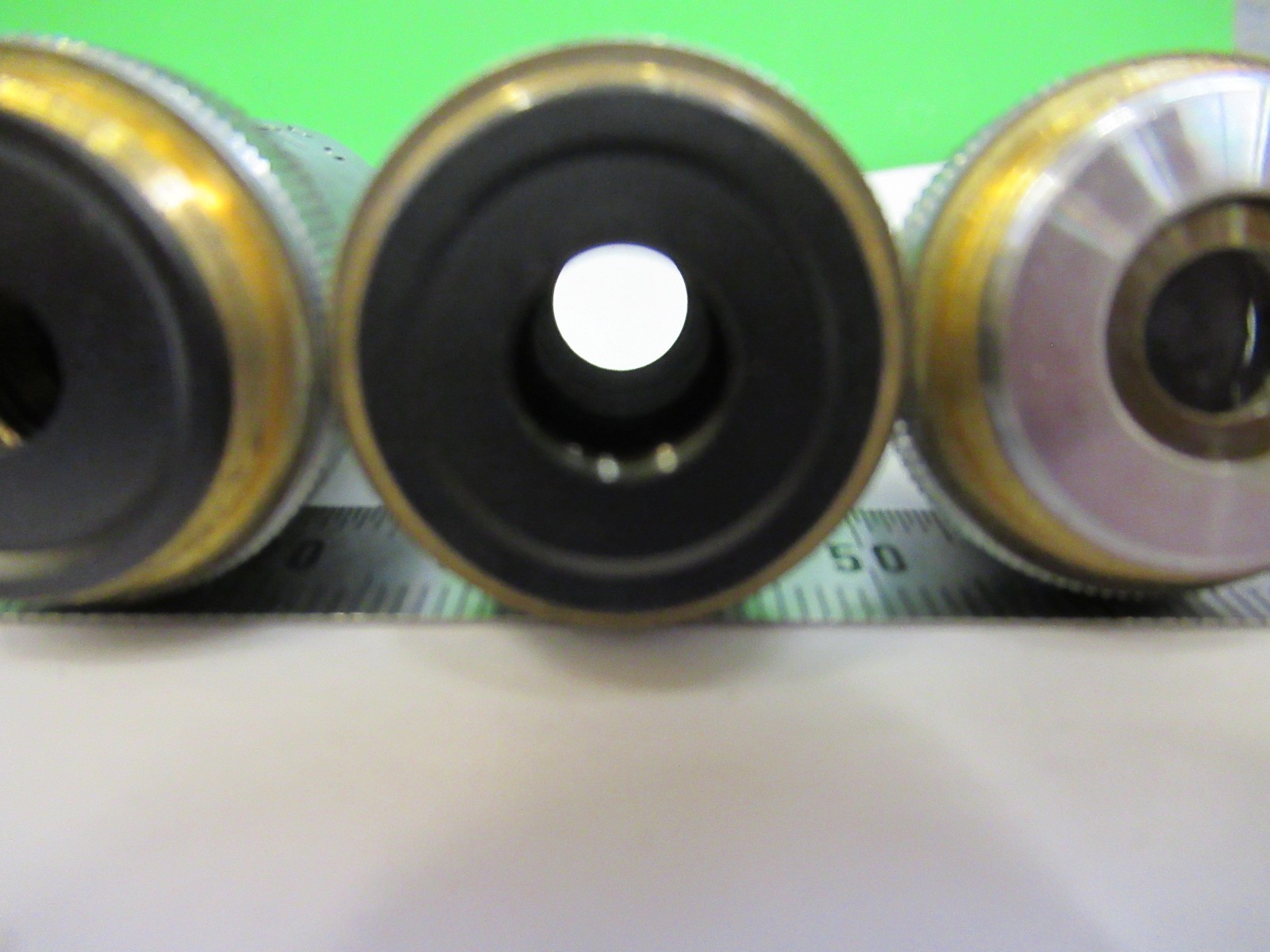 LOT UNITRON OBJECTIVES 4X 10X 40X OPTICS MICROSCOPE PART AS PICTURED V3-A-58