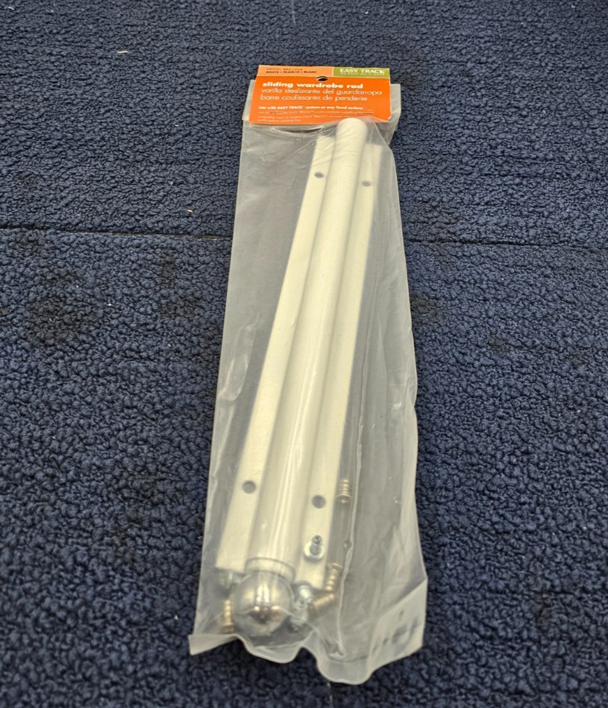 Easy Track RA1204: 16" Telescoping Wardrobe Rod For Easy Track Closet System
