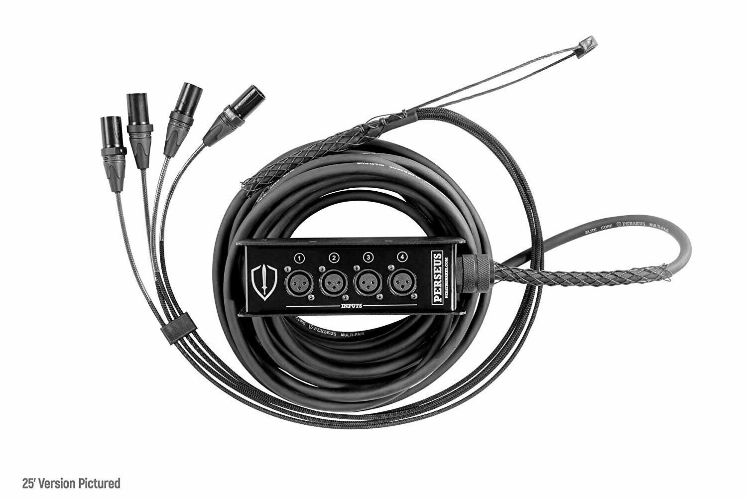 Elite Core Perseus PERS4-BF-300 Perseus 4 CH 300' Box to Fan Snake w/TECHFLEX