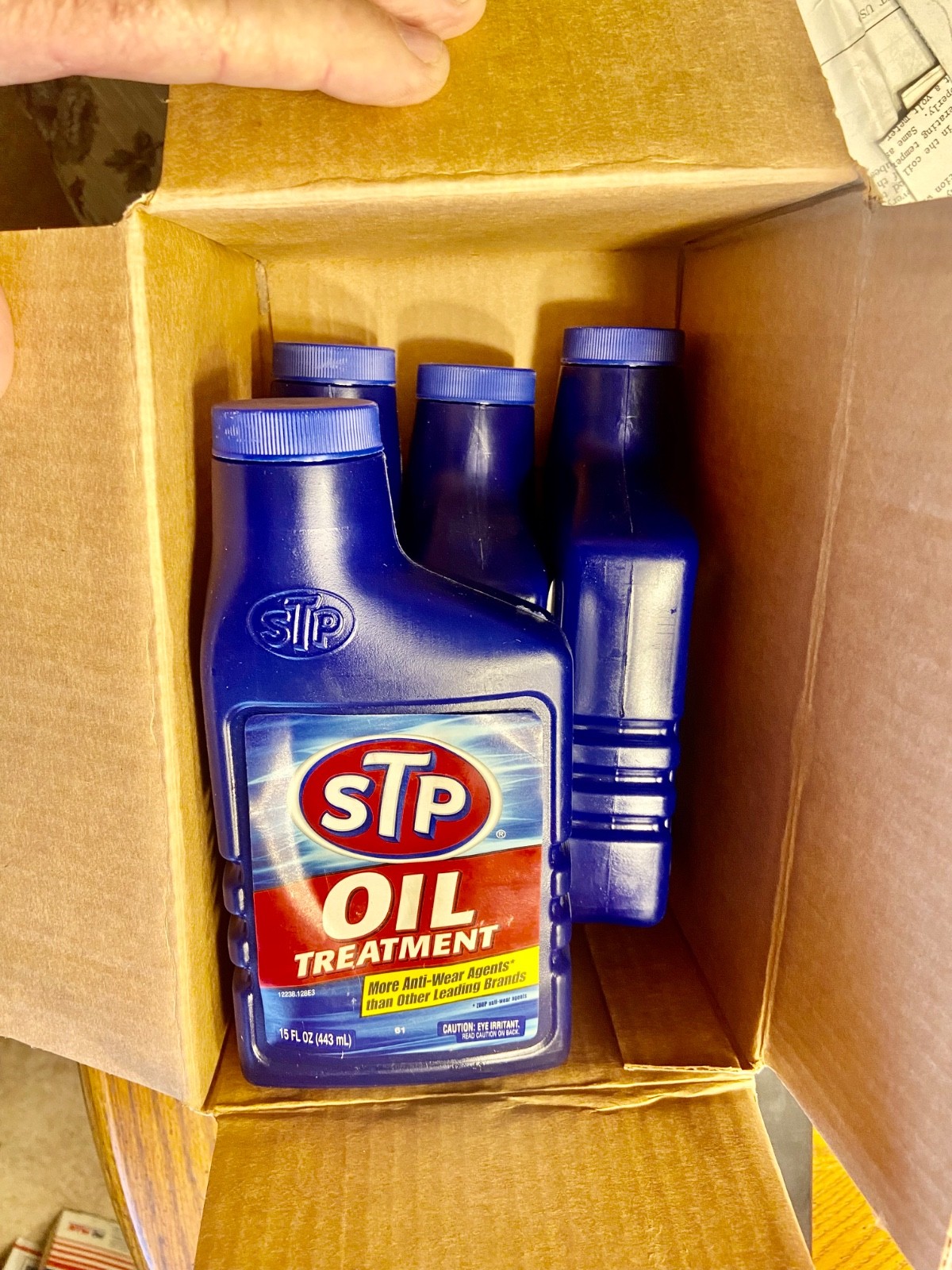 4-PK-STP Oil Treatment - High-viscosity formula for Classic/High-Mileage Engines