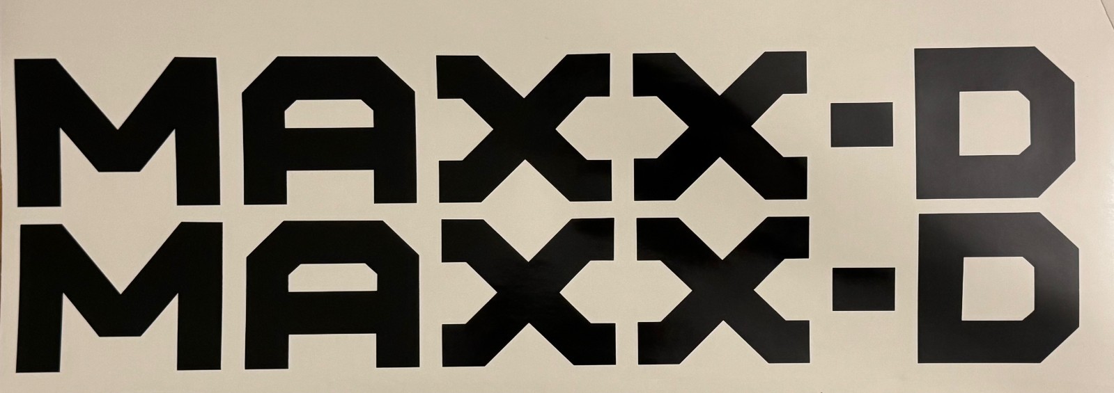 MaxxD MAXX-D Trailer Replacement Decals Black (Set 2) 12"-36" Stickers