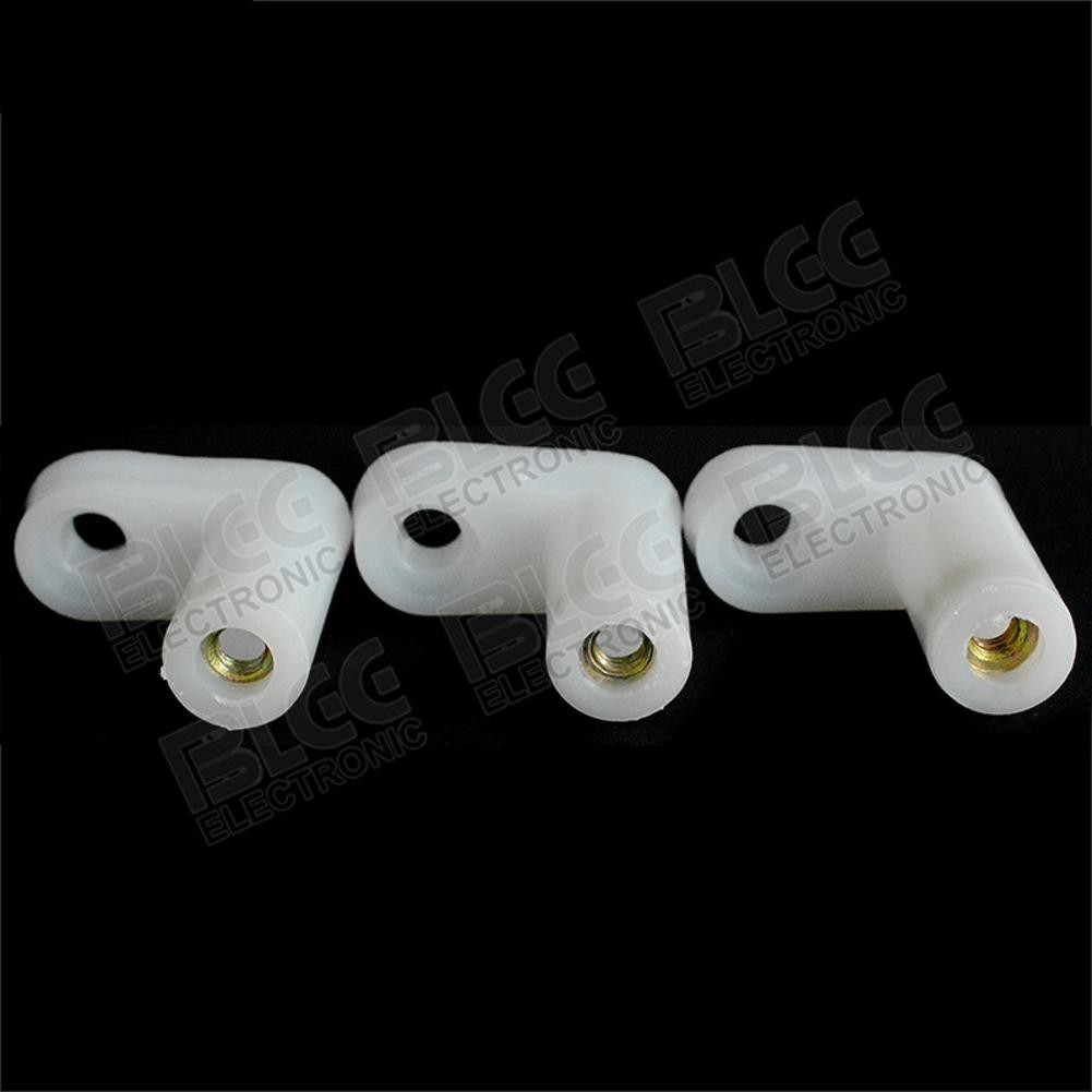 50Pack L Type PCB Mounting Feet With 100Pcs Screws For JAMMA MAME Game PCB Board