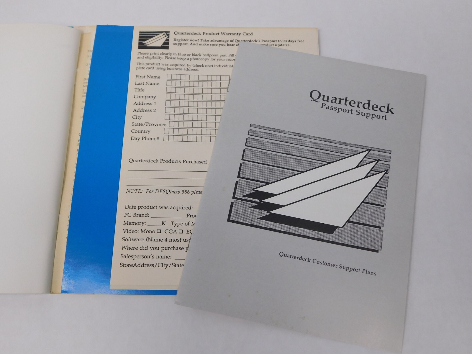 1990 Quarterdeck Manifest Version 1.0 3.5" Floppy Disk Software