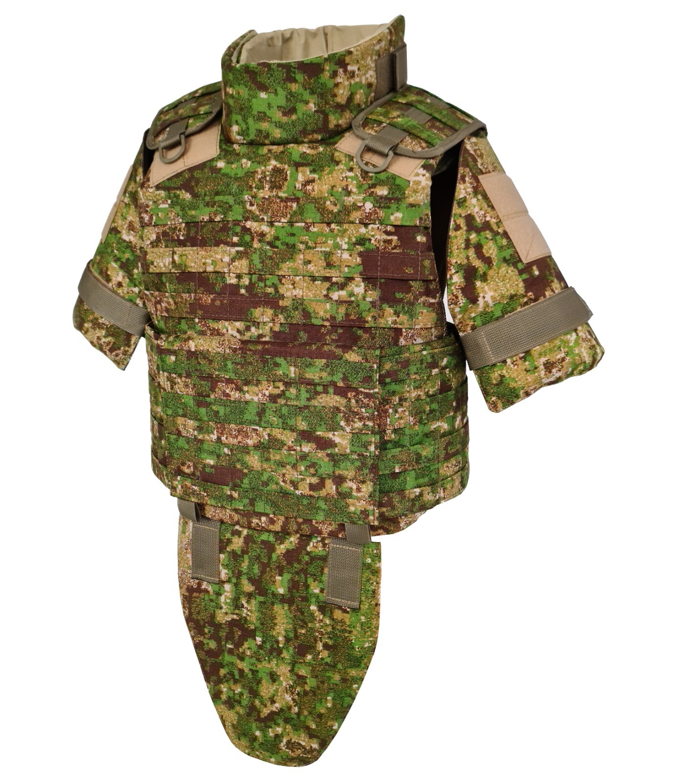 Tactical Plate Carrier Vest PenCott GreenZone Size M MOLLE Cordura Modular Shark
