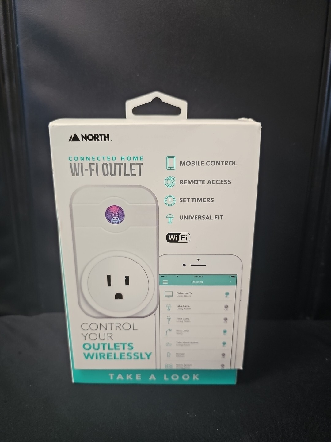 New North Connected Home Wi-Fi Outlet - Wireless Mobile NEW IN BOX