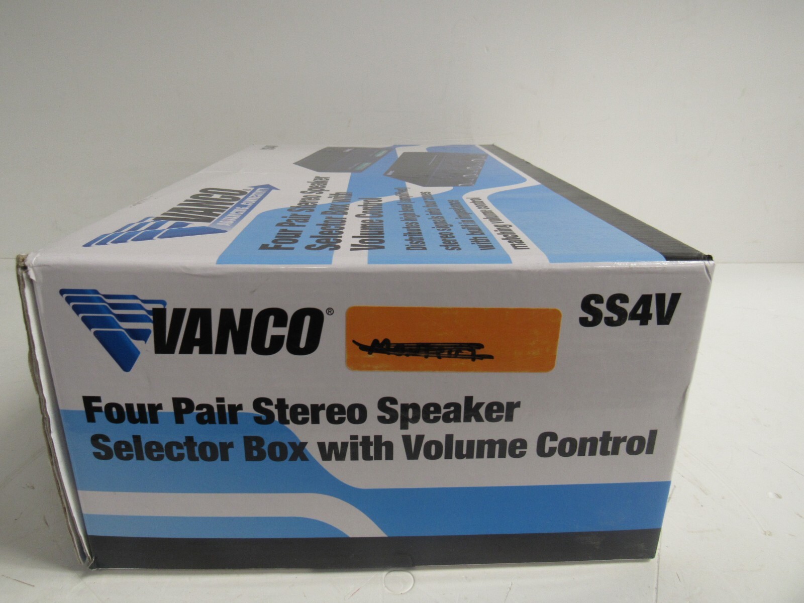 VANCO SS4V four pair Stereo Speaker Selector New In Open Box