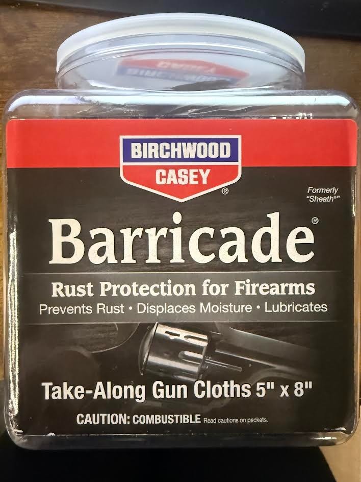 Birchwood Casey Barricade Rust Protection for Firearms -Take Alongs, 100 Packets