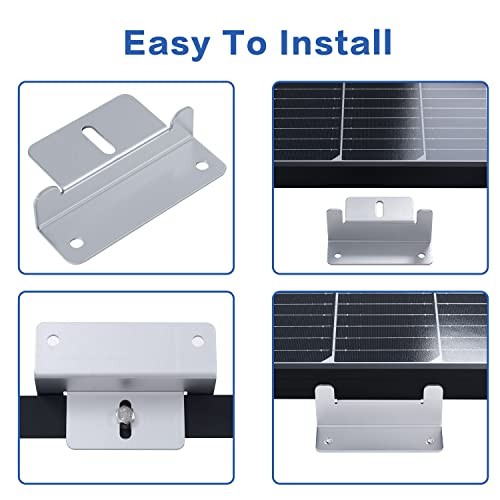 Solar Panel Mount Z Brackets, 2 Sets 8 Units Solar Panel Z Bracket 2 SET(New)