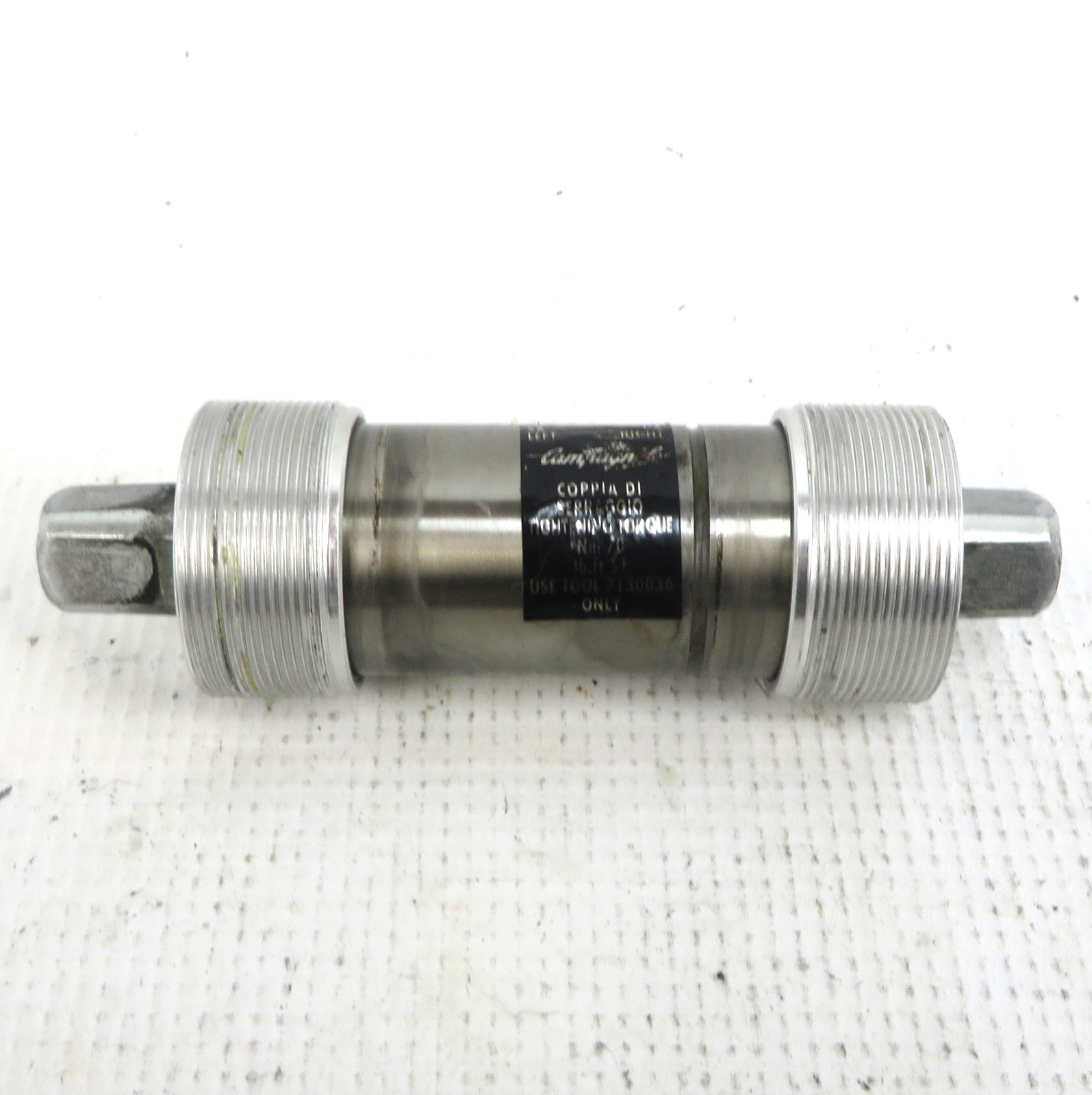 CAMPAGNOLO ATHENA BOTTOM BRACKET 68mm x 116mm 280g Sealed Bearing Square Taper
