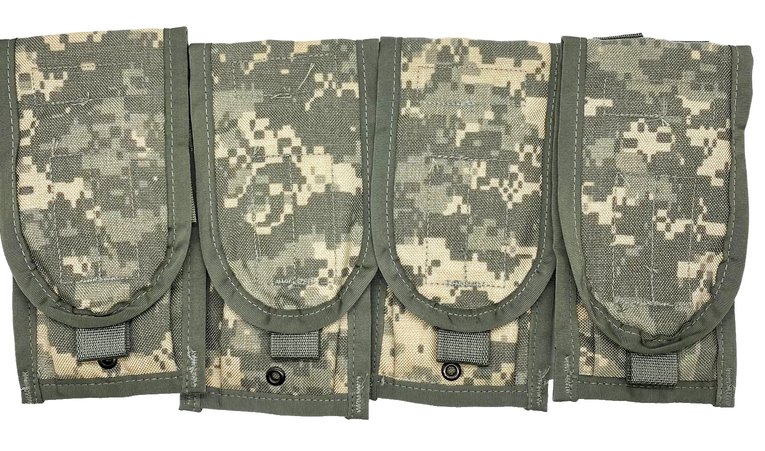 4 Pack USGI Molle DOUBLE MAG POUCH 30 Round Magazine Pouch ACU Digital Camo EXC