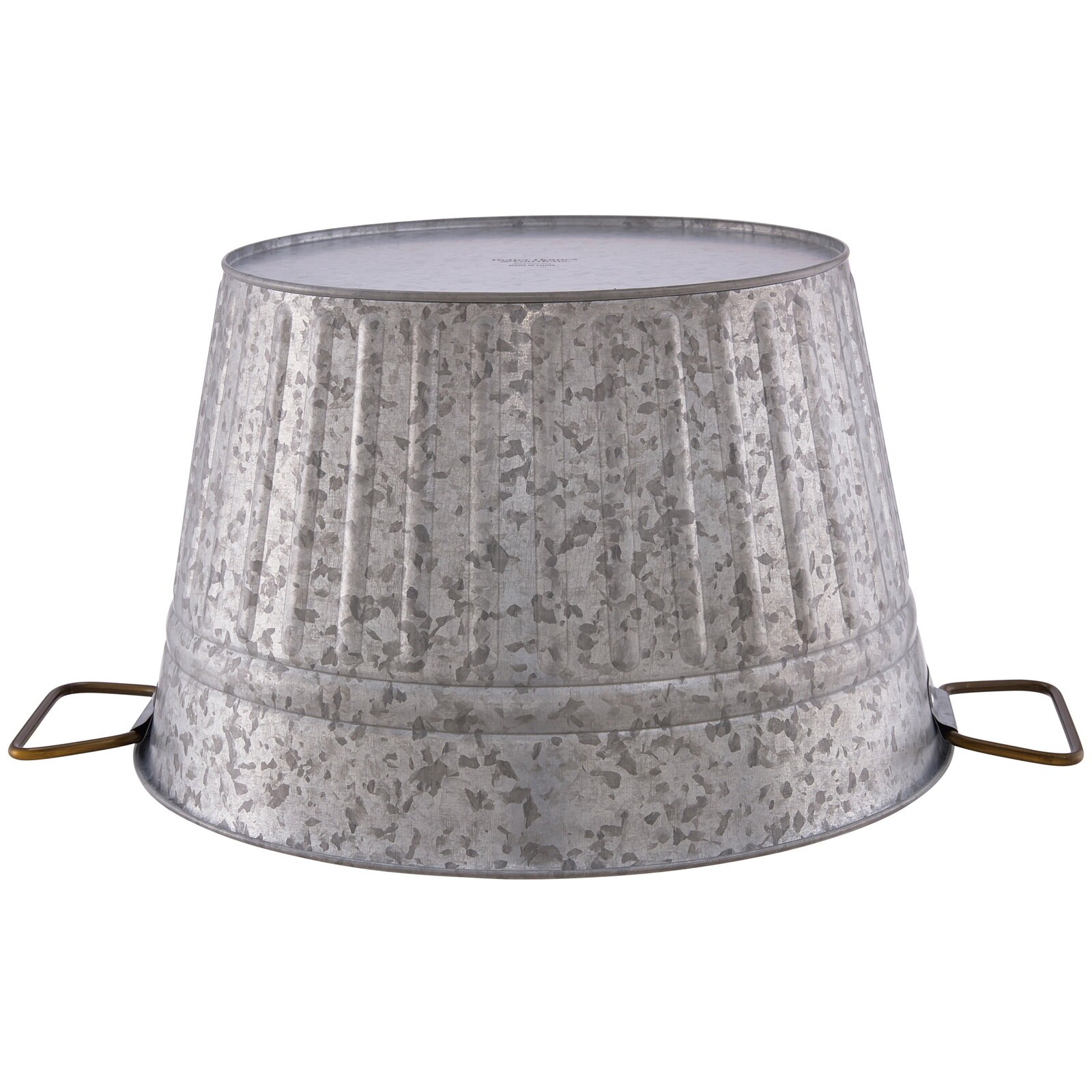 Round Galvanized Tub Ice Buckets Coolers Drink Container Garden Backyard Parties