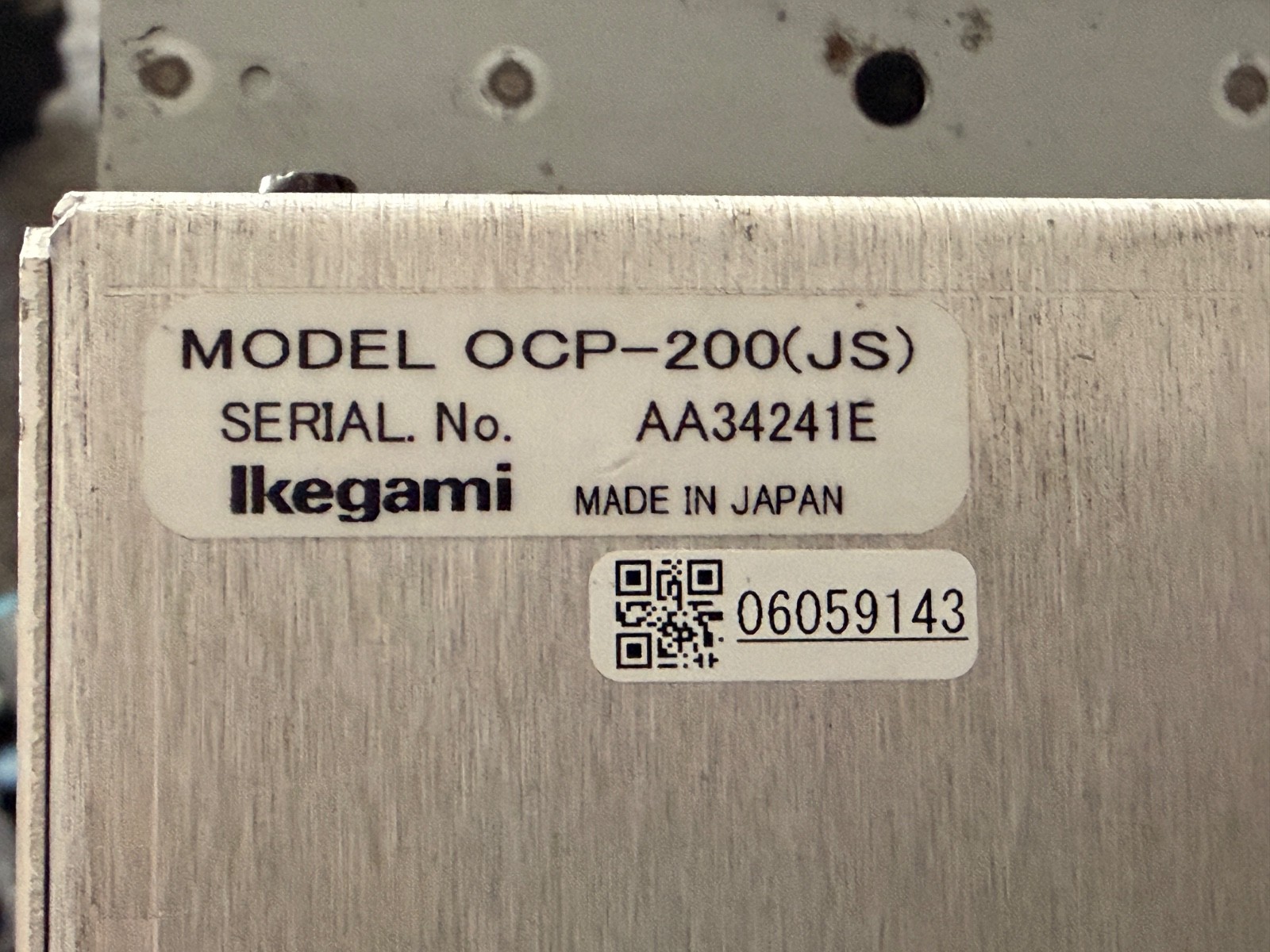 Ikegami OCP-200 Operation Control Panel