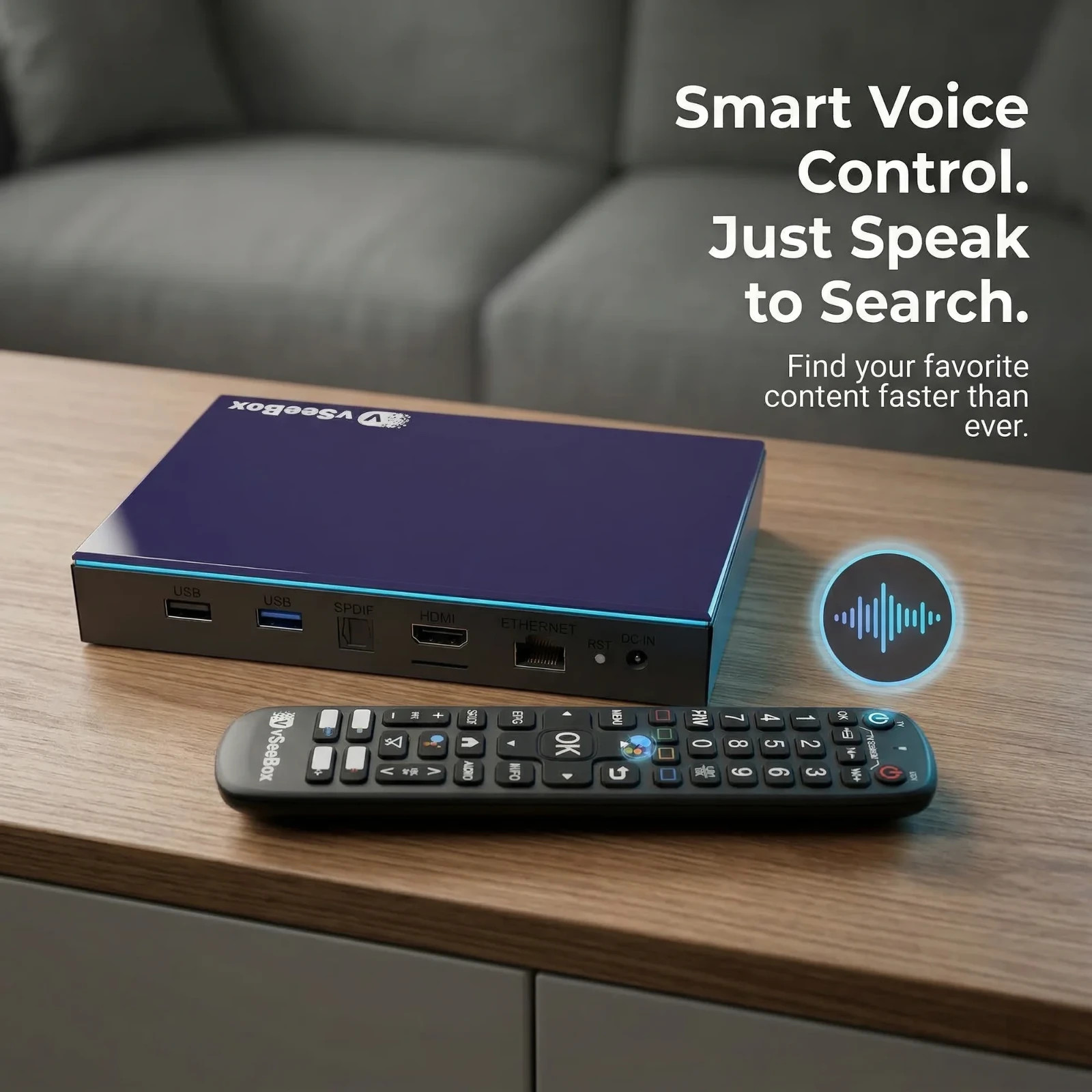 vSeeBox V6 Plus - AUTHORIZED DISTRIBUTOR - FREE SAME DAY SHIPPING