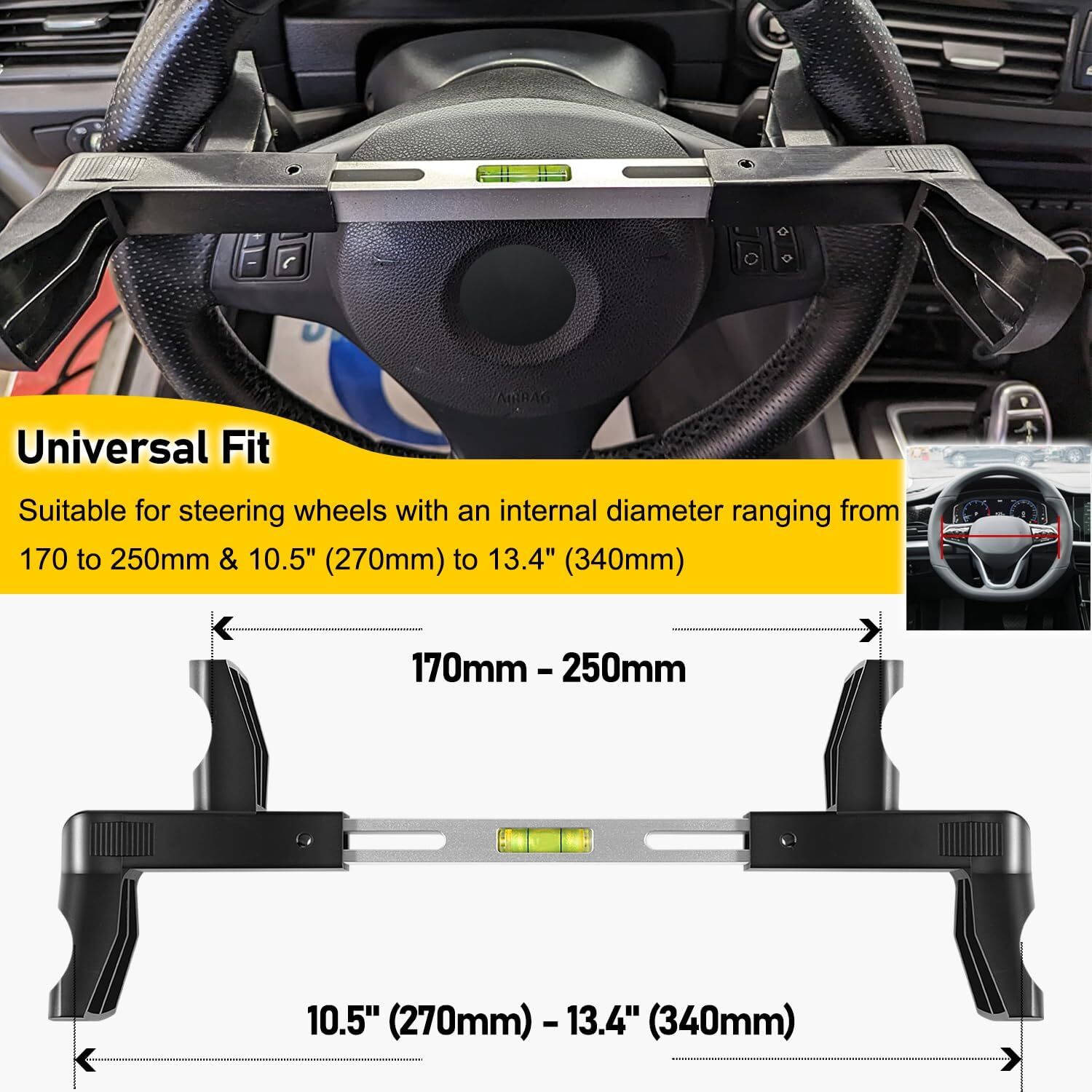 ATD-3100 Steering Wheel Level Alignment Tool for Spring-Loaded Steering Wheel