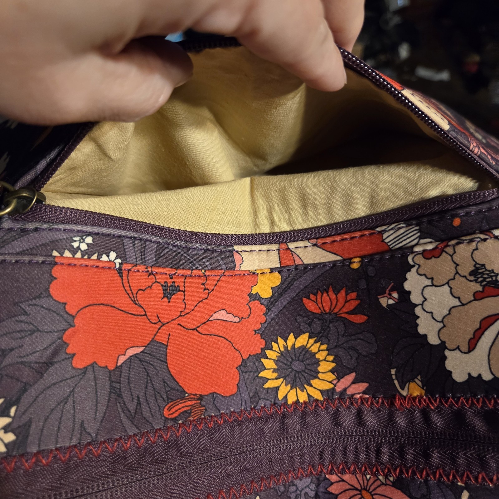 Sakroots Floral Zippered Computer Laptop Case