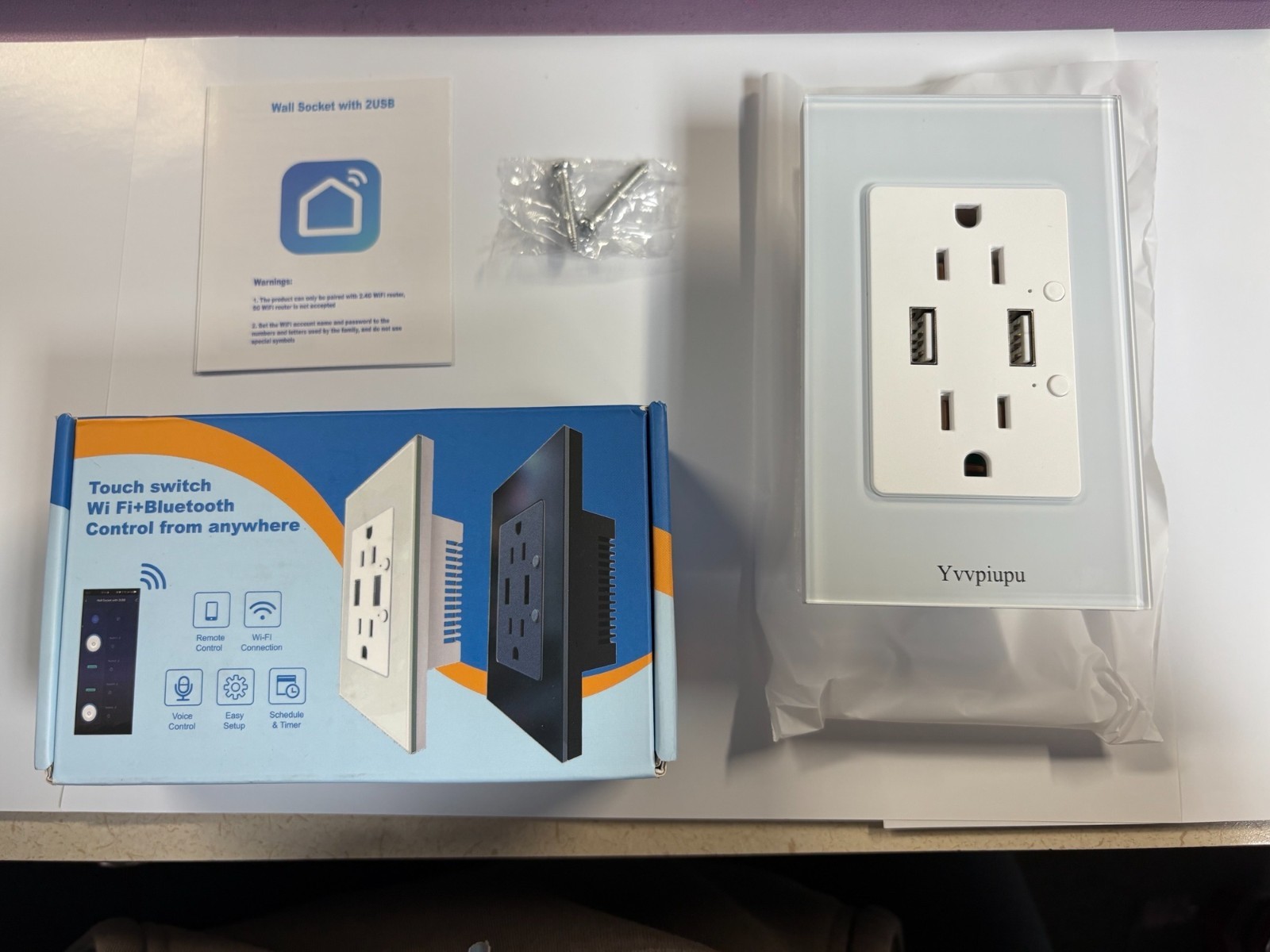 Touch Switch WIFI+Bluetooth Control From Anywhere