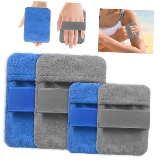 4Packs Sand Remover for Beach, Talc-Free Sand Removal Bags for Adults & Kids,