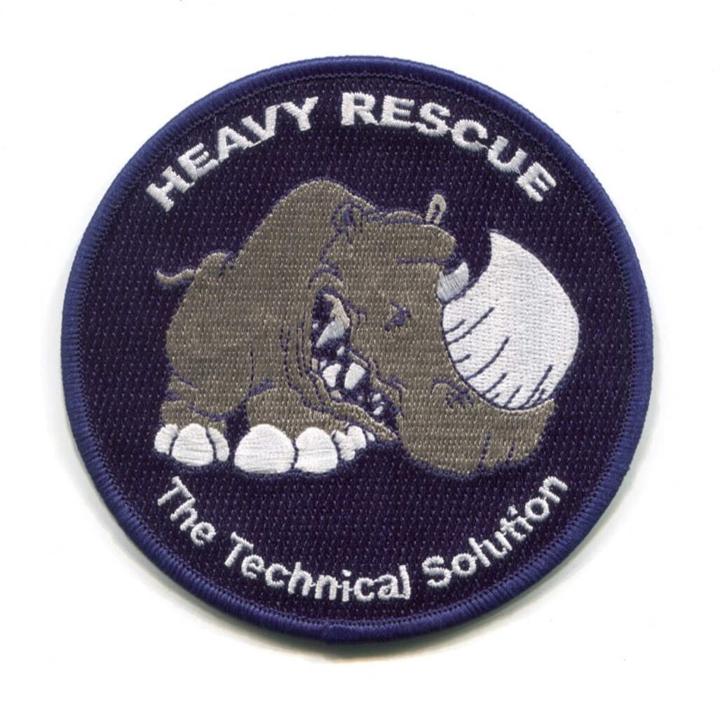 Colorado Springs Fire Department Heavy Rescue 17 Patch Colorado CO Station Rhino