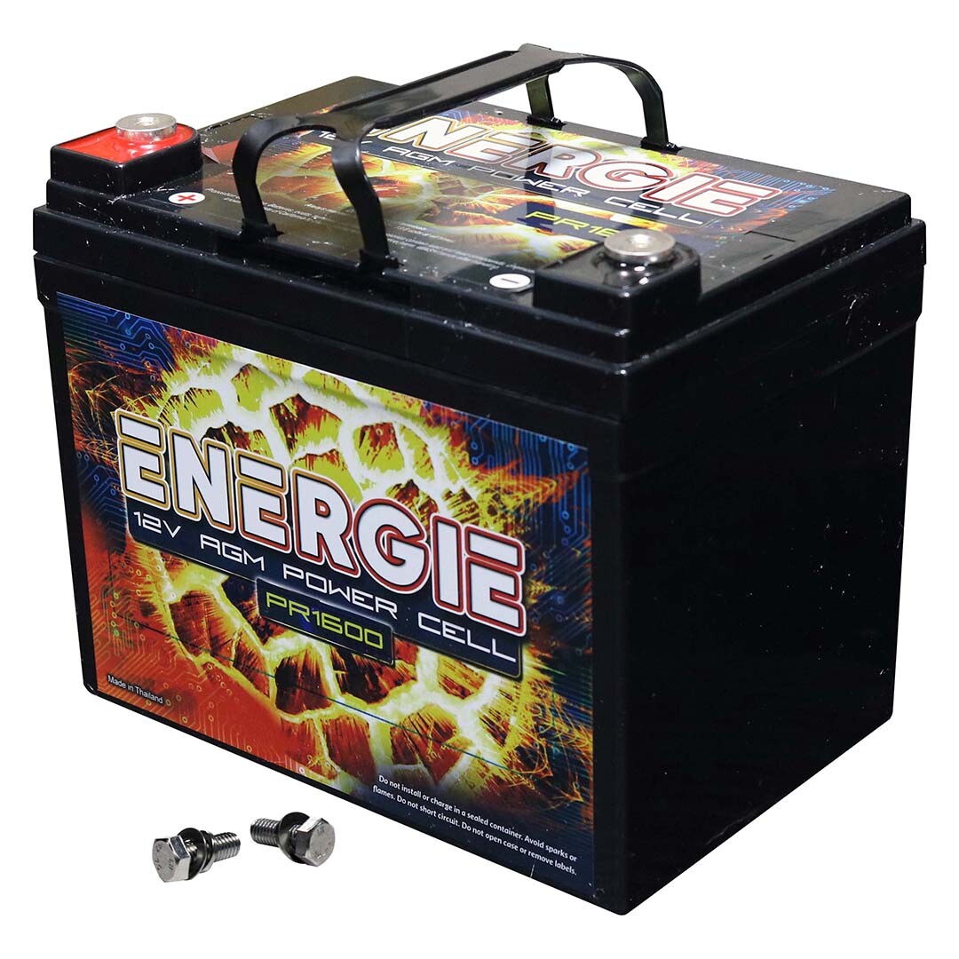 Energie PR1600 | 12-Volt 35AH AGM Power Cell Performance Car Audio Battery 1600