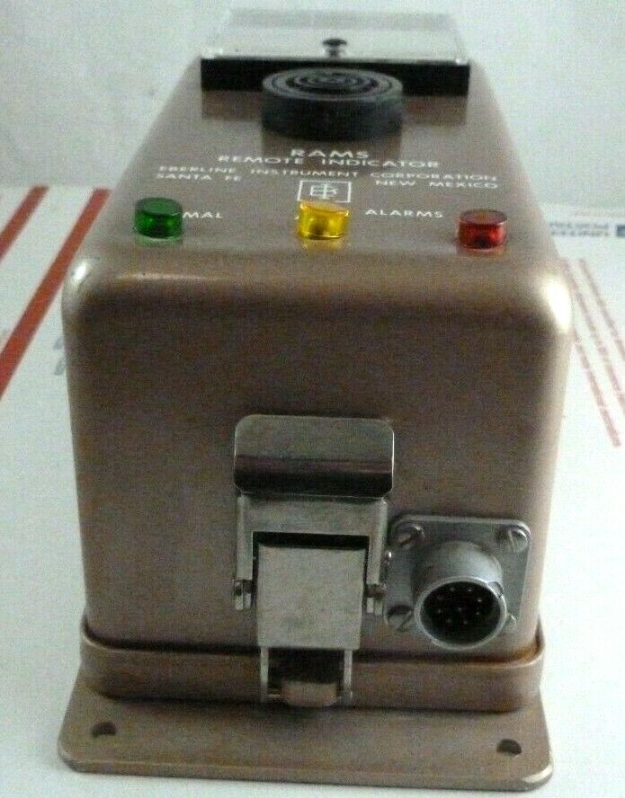 Vintage Eberline RAMS Remote Indicator Radiation Gamma Meter Geiger Counter RI-1