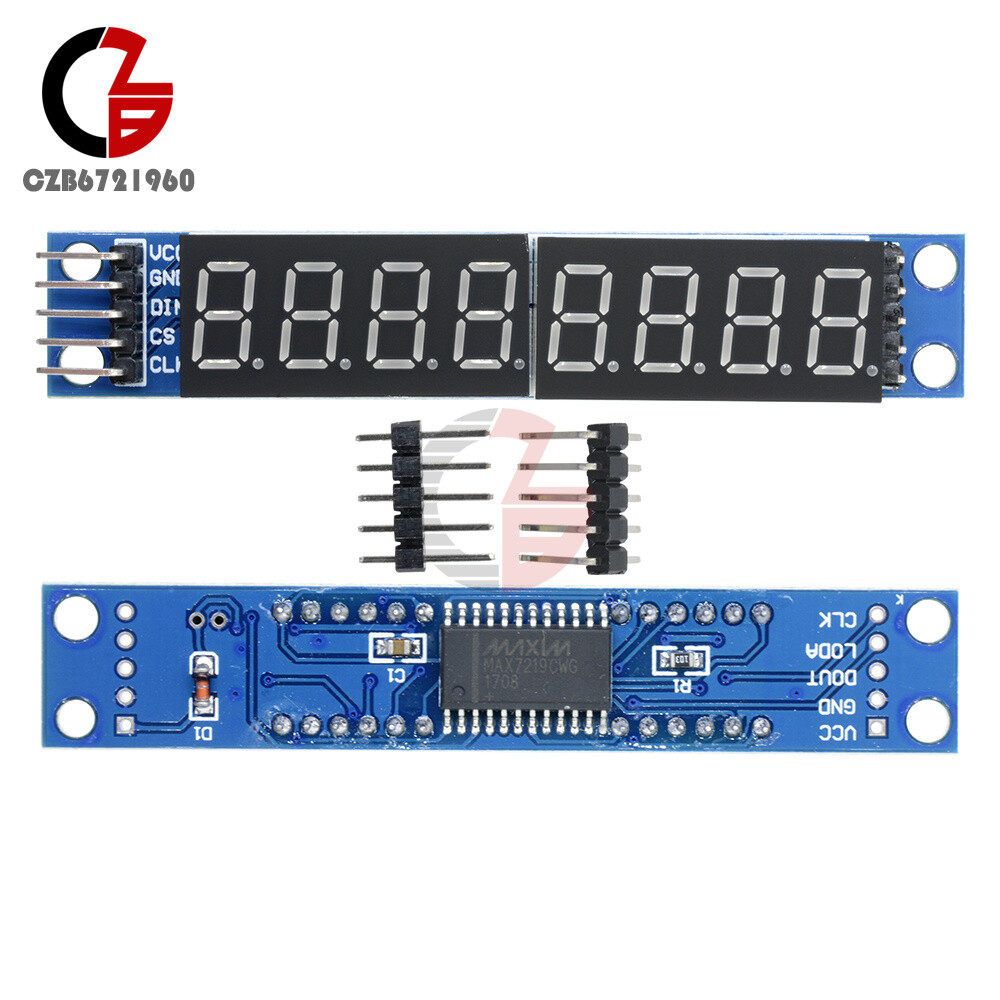 MAX7219 8-Bit LED Display 7 Segment Digital Tube Module For Arduino Raspberry Pi