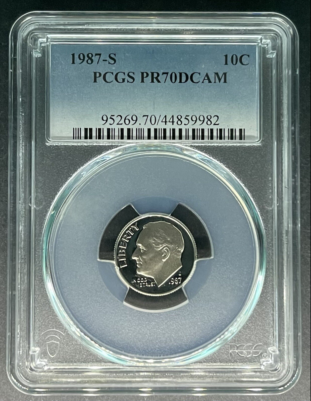 1987-S Proof Roosevelt Dime PCGS PR-70 DCAM, Buy 3 Items, Get $5 Off!!