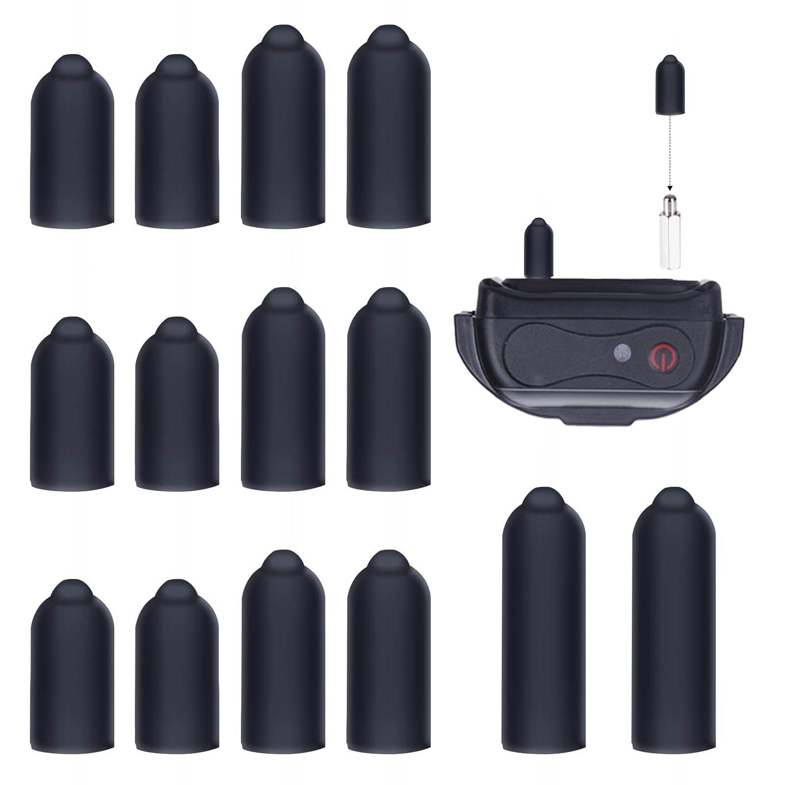 24 Pcs Dog Shock Collar Rubber Tips,training Collar Replacement Parts