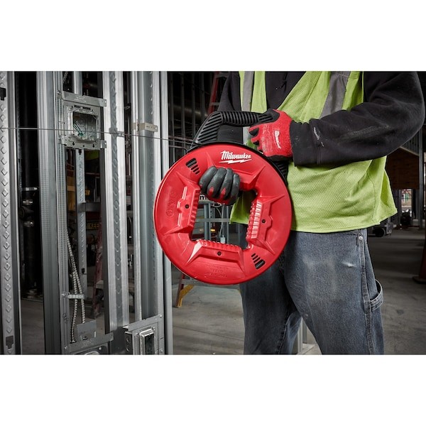 48-22-4178 240 ft. x 1/8 in Steel Fish Tape with Low Friction Case For Milwaukee